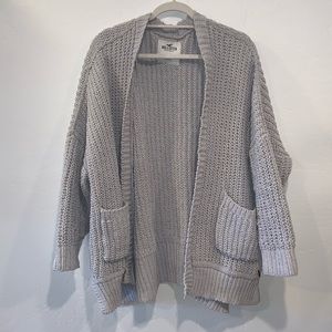 Grey cozy cardigan